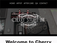 Tablet Screenshot of cherrystreetink.com